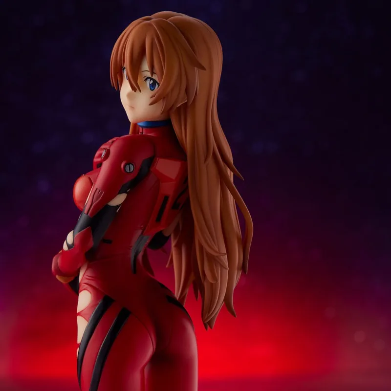 SEGA-Figuras Anime Neon Genesis Evangelion, Soryu, Asuka, Langrey, SPM, Figuras-modelo, originais, originais, originais, 21cm Coleções