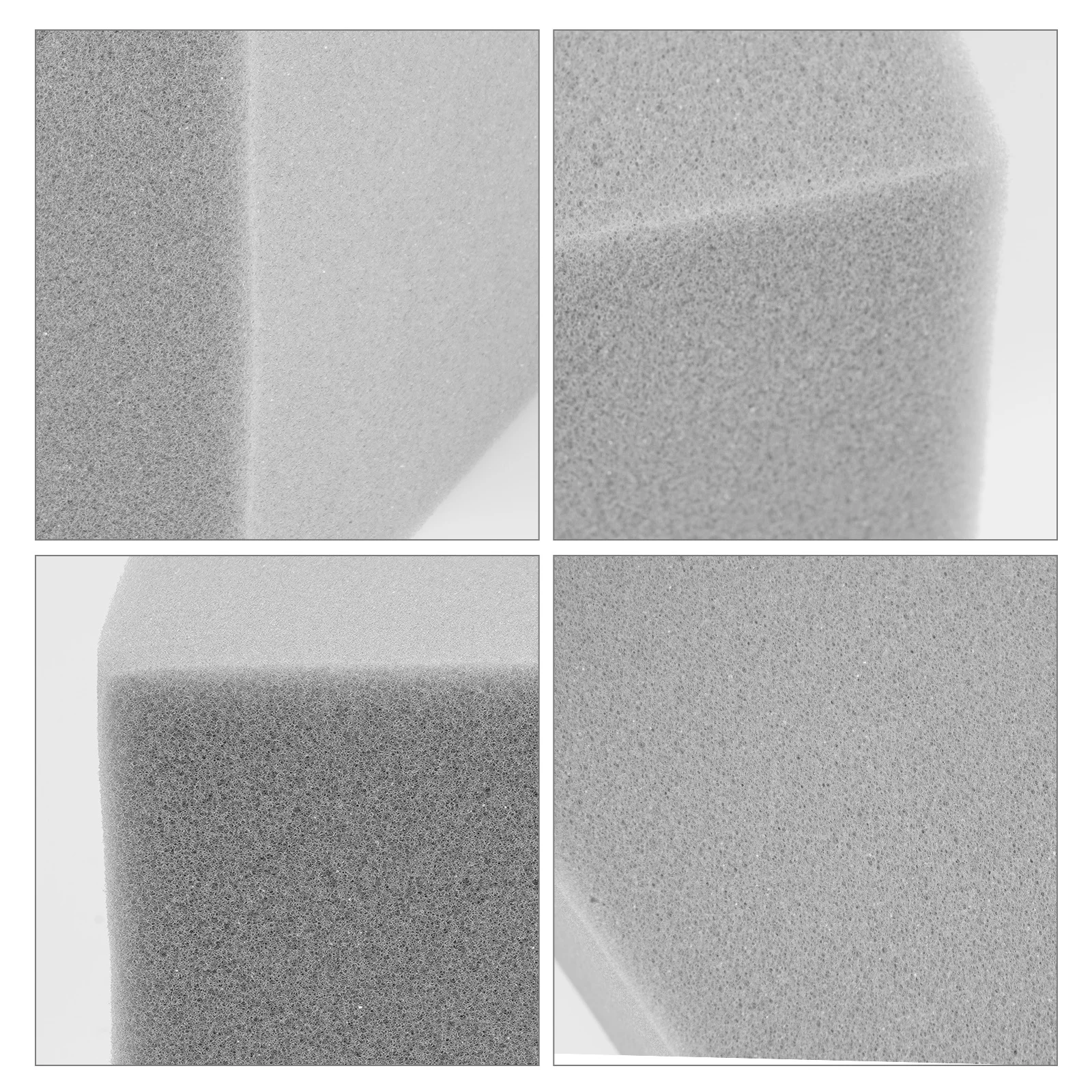

4 Pcs High Density Soundproof Sponge Cube Foam Blocks Noise Reduction Thick Acoustic Insulation