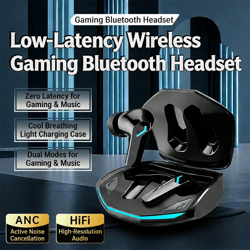 Original Game Wireless Bluetooth 5.3 Earphones Gaming Low Latency Dual Mode Music Earbuds Sports In-Ear Headset With Mic 2026New