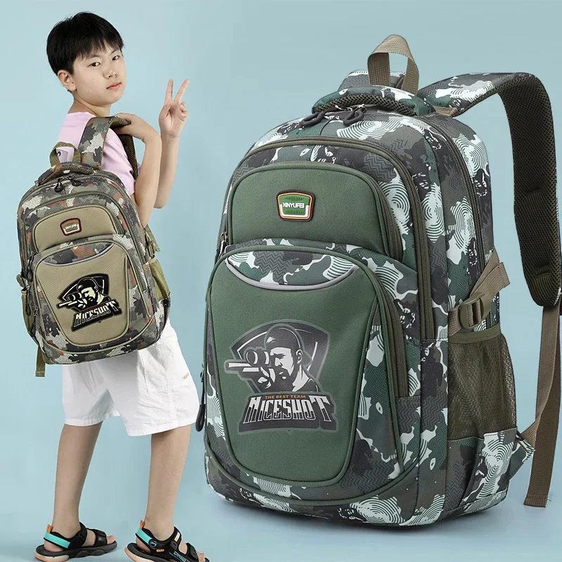 Sacs d'école imperméables pour enfants, sacs à dos d'école primaire pour garçons, cartable pour enfants, sac à dos Orth4WD, mochila inftalk l