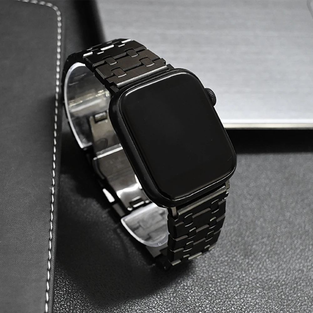 Stainless Steel Bracelet For Apple Watch Band 49mm Strap For Series 9 8 7 45mm 41mm For iWatch 6 5 4 se 44 42mm 40mm Accessories