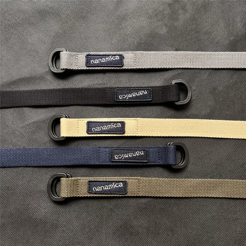 GM Homemade# Nanamica Simple Advanced Versatile Classic Functional Canvas Belt Mountain Men and Women Neutral Cloth Belt