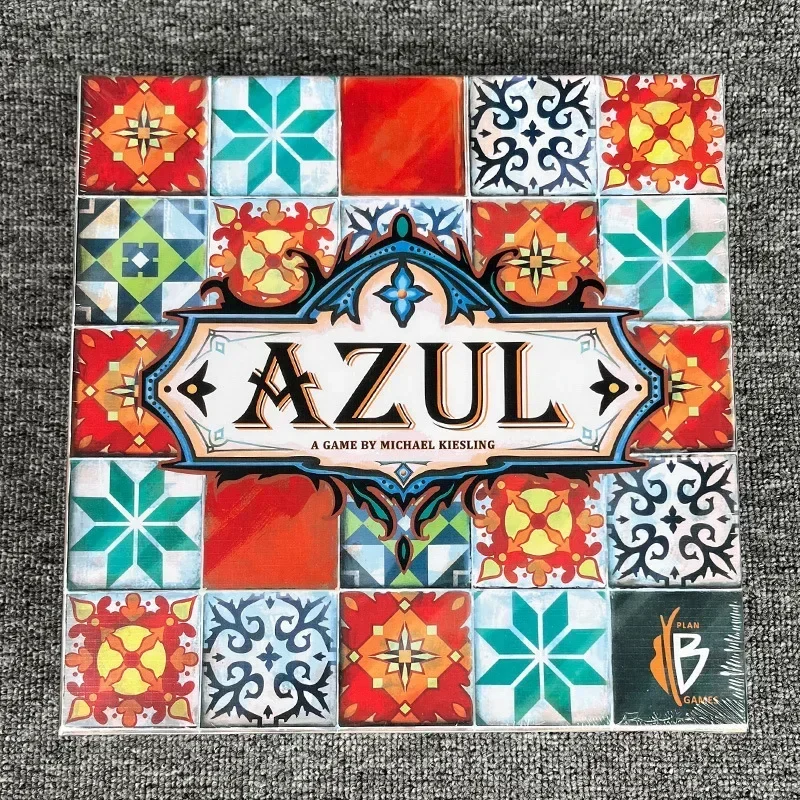 Juego de mesa monogatorio azul, tarjeta de juego de mesa de ajedrez, regalo, maestro de bloques de colores