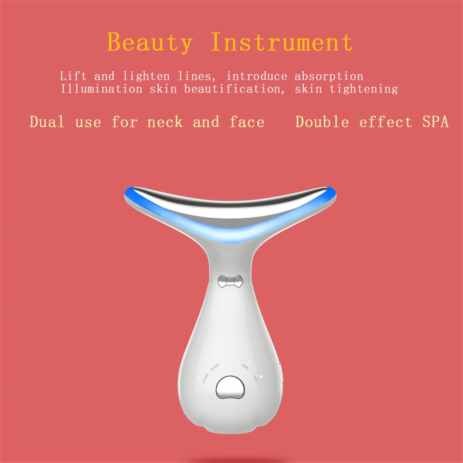 IPL neck beauty device neck massager lifting and tightening neck beauty device