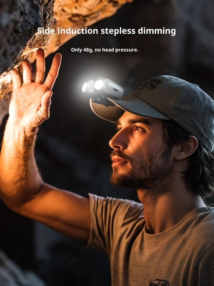 LEM L800 Pro كشافات قوية في الهواء الطلق تسلق رئيس مصباح يدوي 1500mAh 800LM قابلة للشحن الصيد رئيس الشعلة مع الليزر