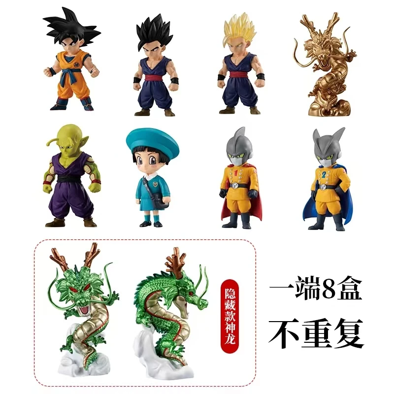 Bandai Originale Dragon Ball Adverge15 Gohan Gogeta Piccolo Shenron Scatola Misteriosa Anime Figura Modello Desktop Ornamento Da Collezione