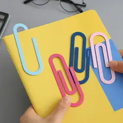 2pcs Giant Gate Iron Paper Clip Bookmark Creative Metal Large Bookmark School Supplies Korean Version Cute Paper Clip