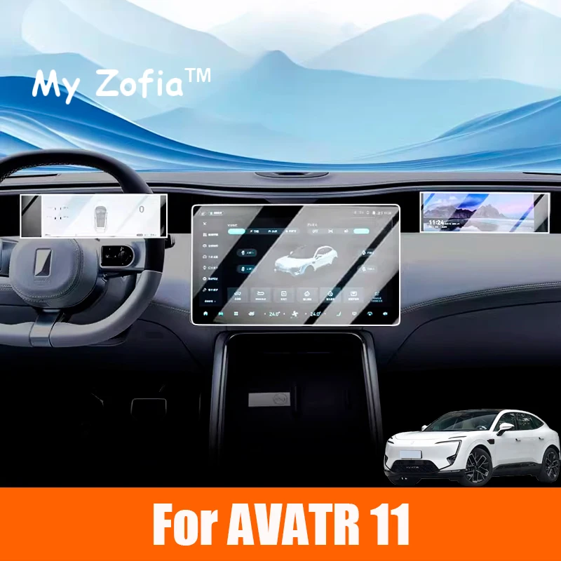 

For AVATR 11 2024 2025 2026 Car Tempered glass screen protector film Center Control Navigation Film Car Modify Accessories