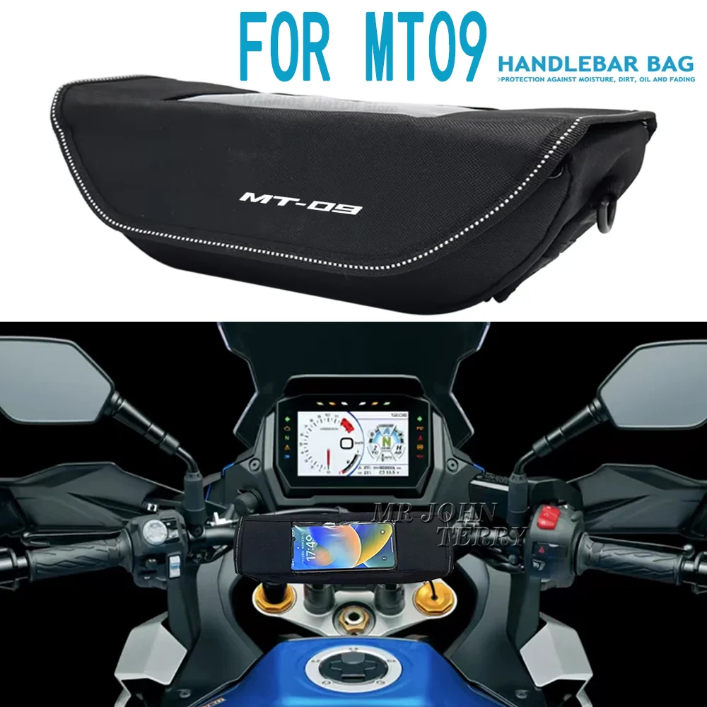 

For YAMAHA MT09 mt09 Motorcycle Handlebar bag waterproof handlebar travel navigation bag