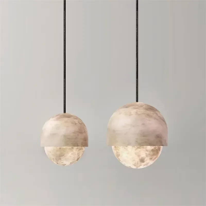 for APCITL Nordic Style All Copper Postmodern Small Bar Chandelier Remote Control Pendant Light for Bedroom Restaurant