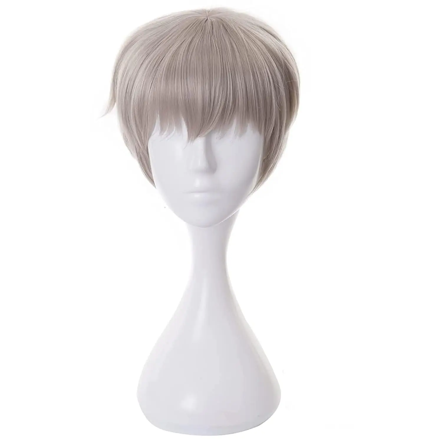Anime Cosplay Wig Jujutsu Kaisen Cosplay Wig Inumaki Toge Aoki grey short hair for Halloween Party Carnival Wigs