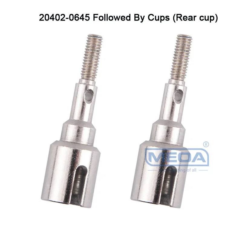 Wltoys 20402 20404 20409 RC auto-onderdelen 0645 gevolgd door cup 9 * 30,2 mm / 0646 voorwielaandrijfas/0648 hond bot 4,8 * 36 mm