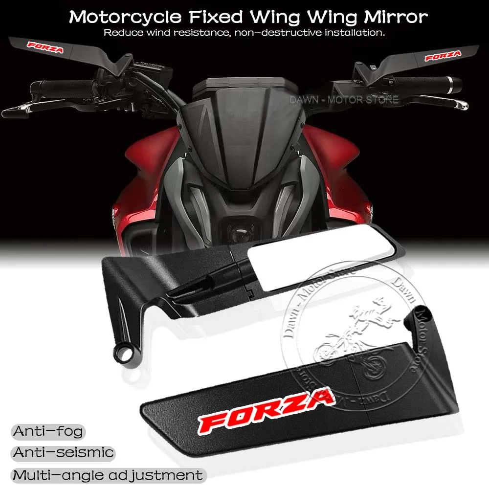 For HONDA Forza 750 Forza 350 Forza750 Honda NSS 350 Motorcycle CNC Rearview Mirror Fixed Wing