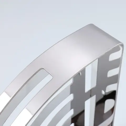 न्यू होम 304 स्टेनलेस स्टील ट्राइपॉड कॉर्नर स्टोरेज रैक मजबूत सिंगल/डबल लेयर वॉशबेसिन बाथरूम रैक 10 best sales कोने की शेल्फ बाथरूम - №8