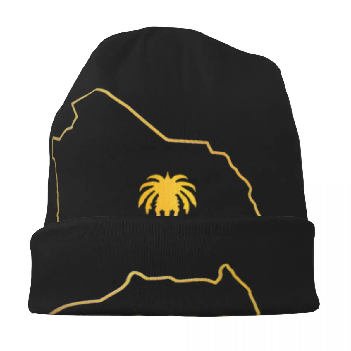 Saudi Arabia National Day Ksa Skullies Beanies Hats Fashion Unisex Outdoor Cap Warm Dual-use Bonnet Knitting Hats