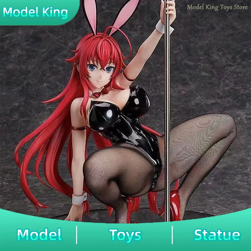 41cm High School D×D anime Figures Rias Gremory Figures Sexy Bunny Girl PVC Statue Collection model Room Decoration Toys Gifts