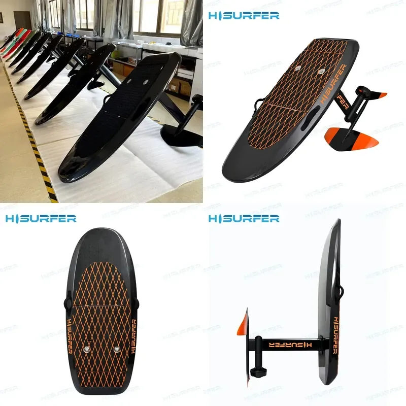 2025 NEW ARRIVAL 8KW Power Factory Directly Selling Price Electric Carbon Fiber 52V 58A Hydrofoil Board Water Sport Fly Board