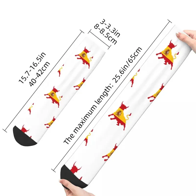 Bull Of Spain Spanische Socken Männer Frauen Polyester Casual Socken Harajuku Frühling Sommer Herbst Winter Mittelrohr Socken Geschenke