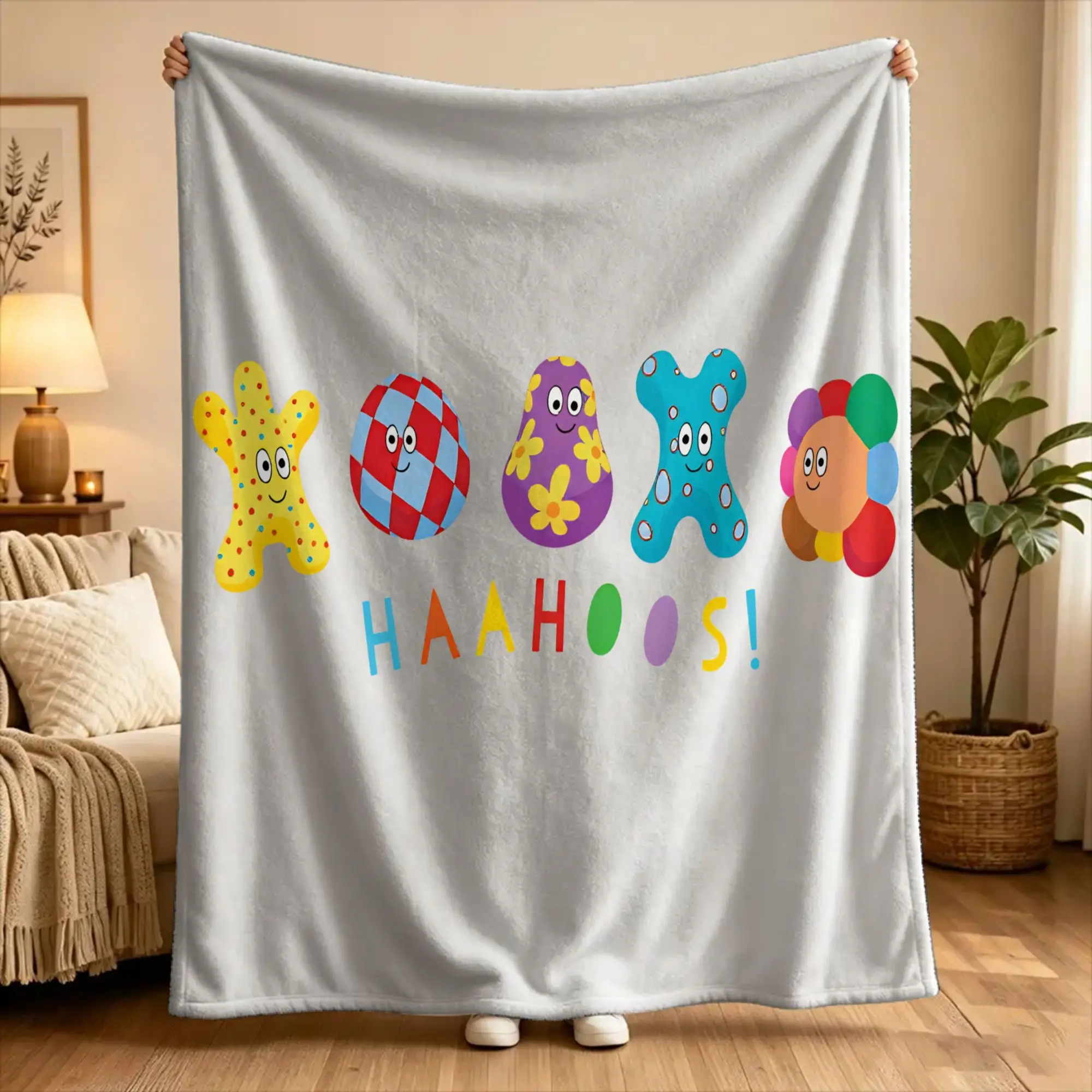 The Haahoos In the night garden Blanket  Camping Flannel Bedding Throws For Couch Chair Soft Custom DIY Quality Bedspread Gift