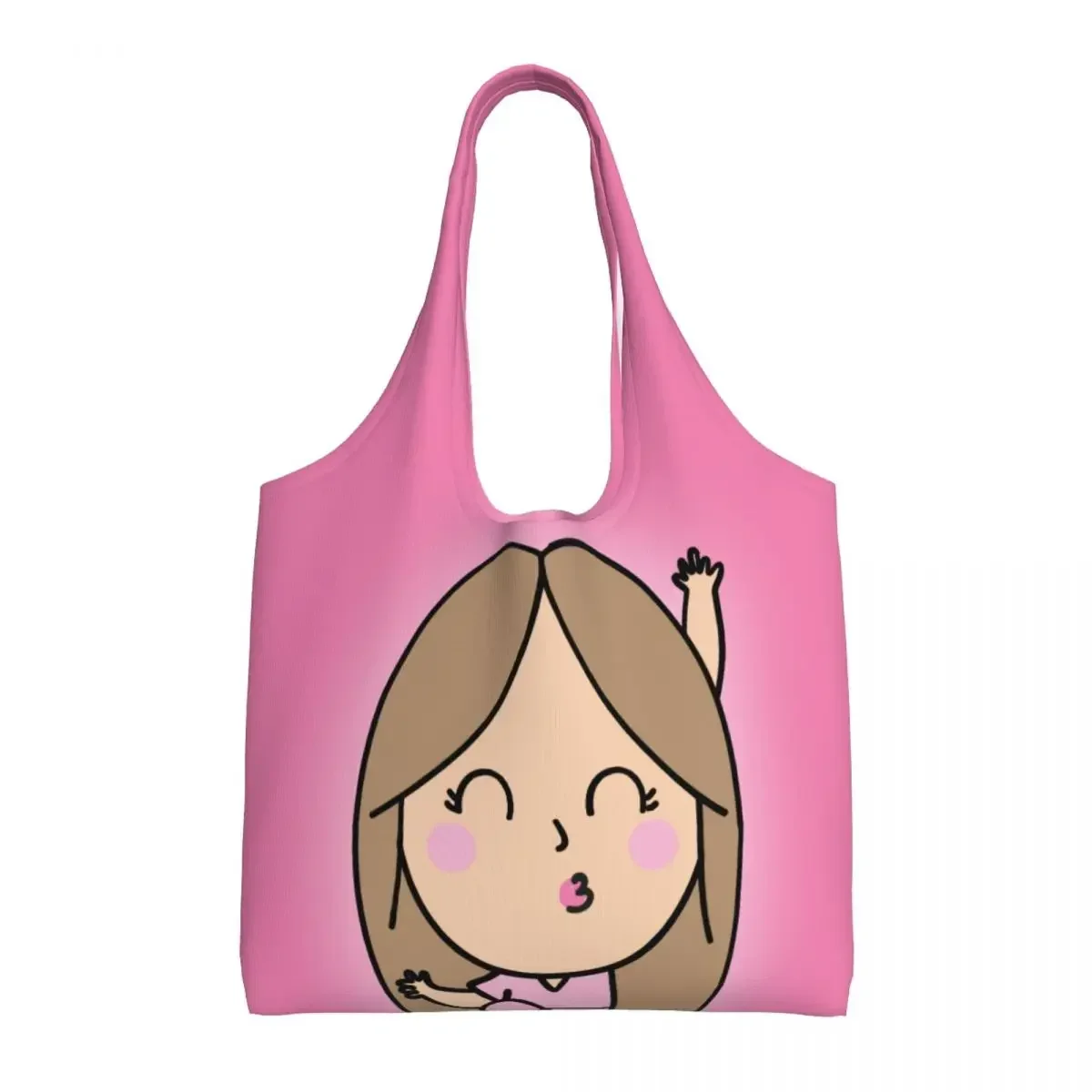 

Custom Nurse Grocery Shopping Bags Canvas Shopper Shoulder Tote Bags Large Capacity Portable Health Care Nursing Doctors Handbag