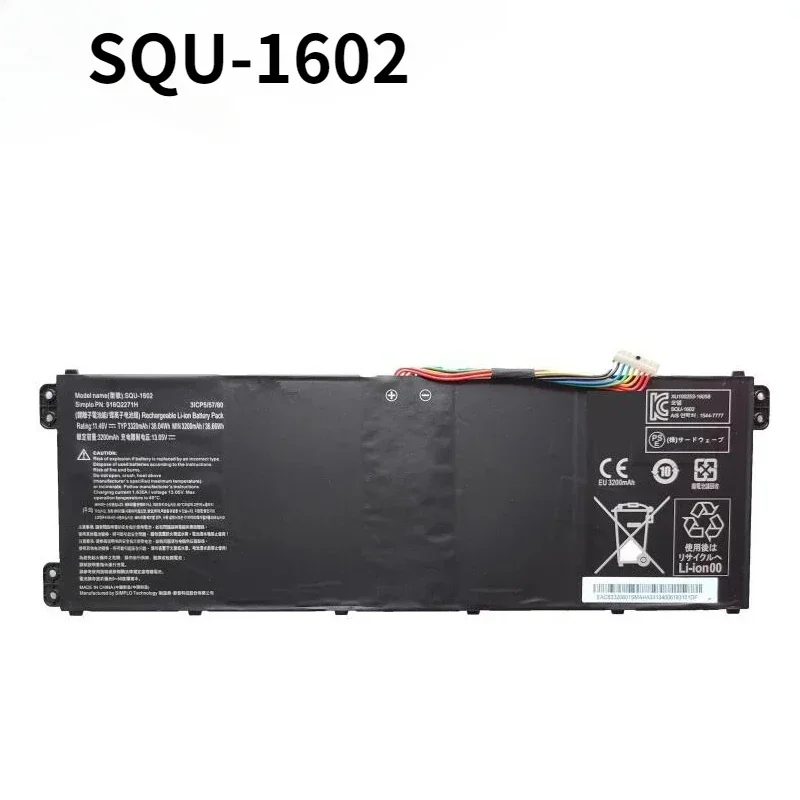 

LMDTK New SQU-1602 Laptop Battery For HASEE X5-CP5D1 CP5E1 CP5S1 CP7D1 CP7S1 11.46V 3320mAh 3916Q2271H Laptop Parts&Accessories