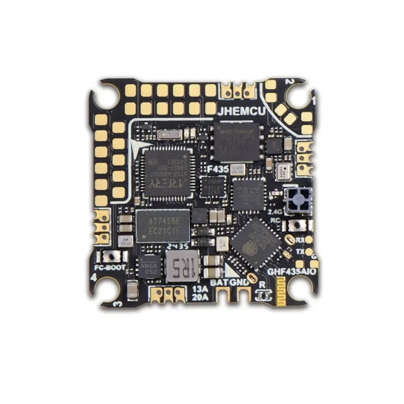 

1pcs/GHF435AIO 20A Flight Controller 2-4S with OSD Baro Blackbox 16MB GPS Built-in ELRS 2.4G CRSF for RC FPV Freestyle Drone
