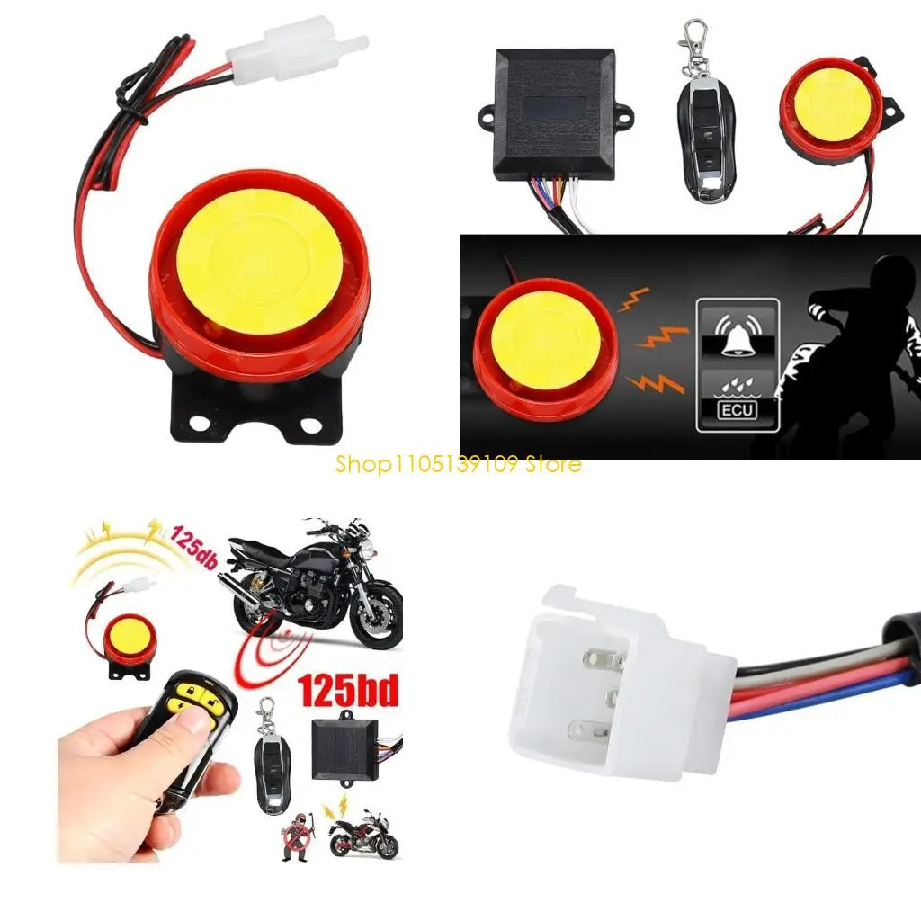 

P5ED Motorcycle & Beach Bike Alarm Device Start Kills Switches set Effective Warning System for Parking Lots & Public Areas