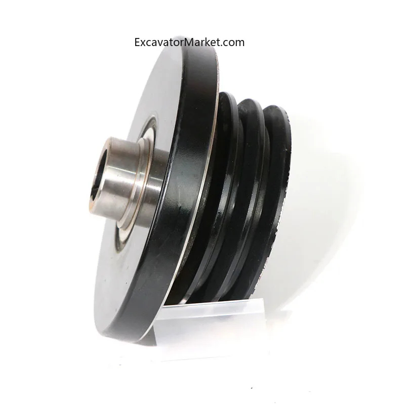 Excavator Parts For Hitachi Excavator Parts Ex200-5/Zax200-3g-5g-6 Isuzu 6bg1 Engine Crankshaft Pulley Excavator Accessories