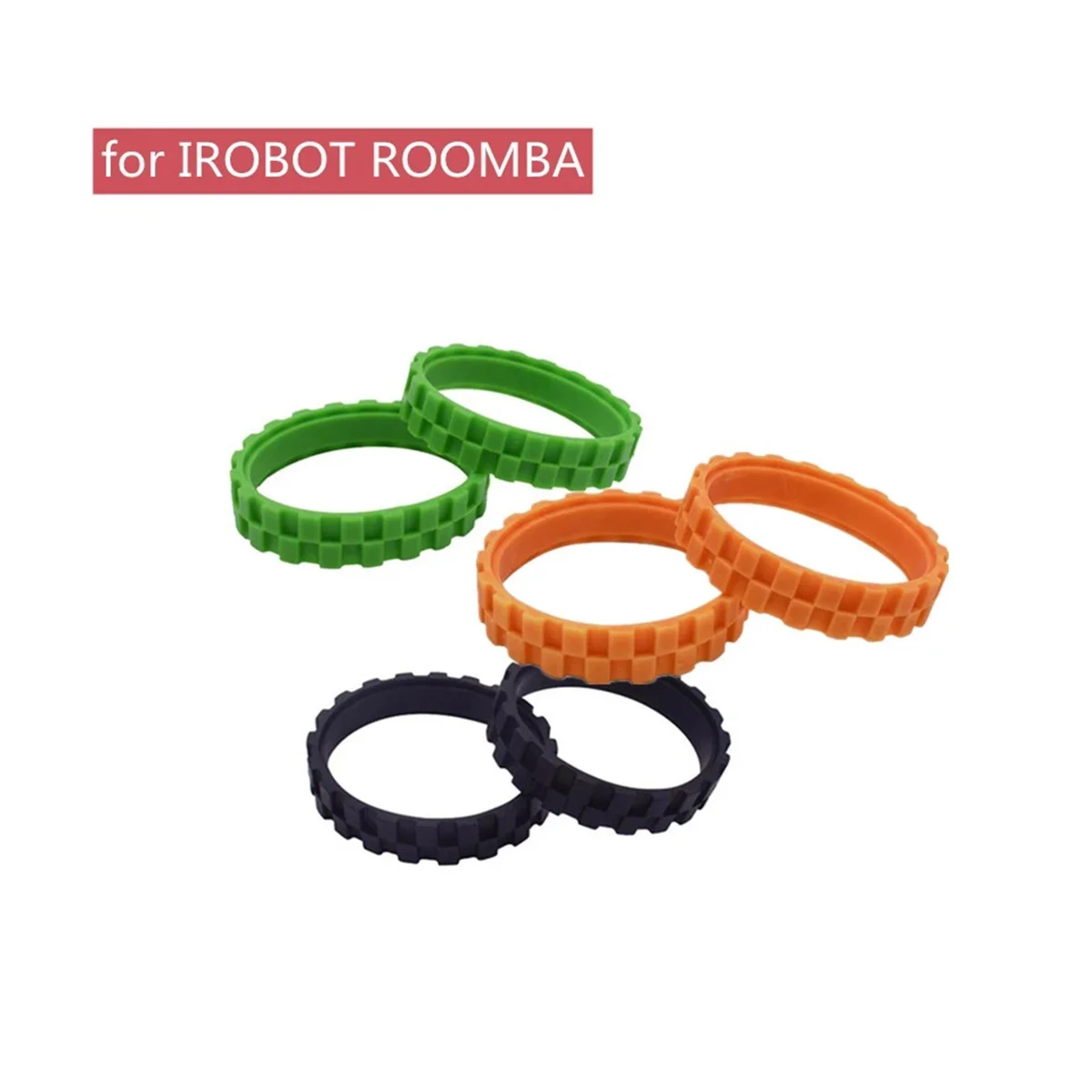 Pneumatici per IROBOT ROOMBA Wheels Series 500, 600,700, 800 e 900,E5,I7 +,S9, 676,980,698 accessori per vuoto antiscivolo