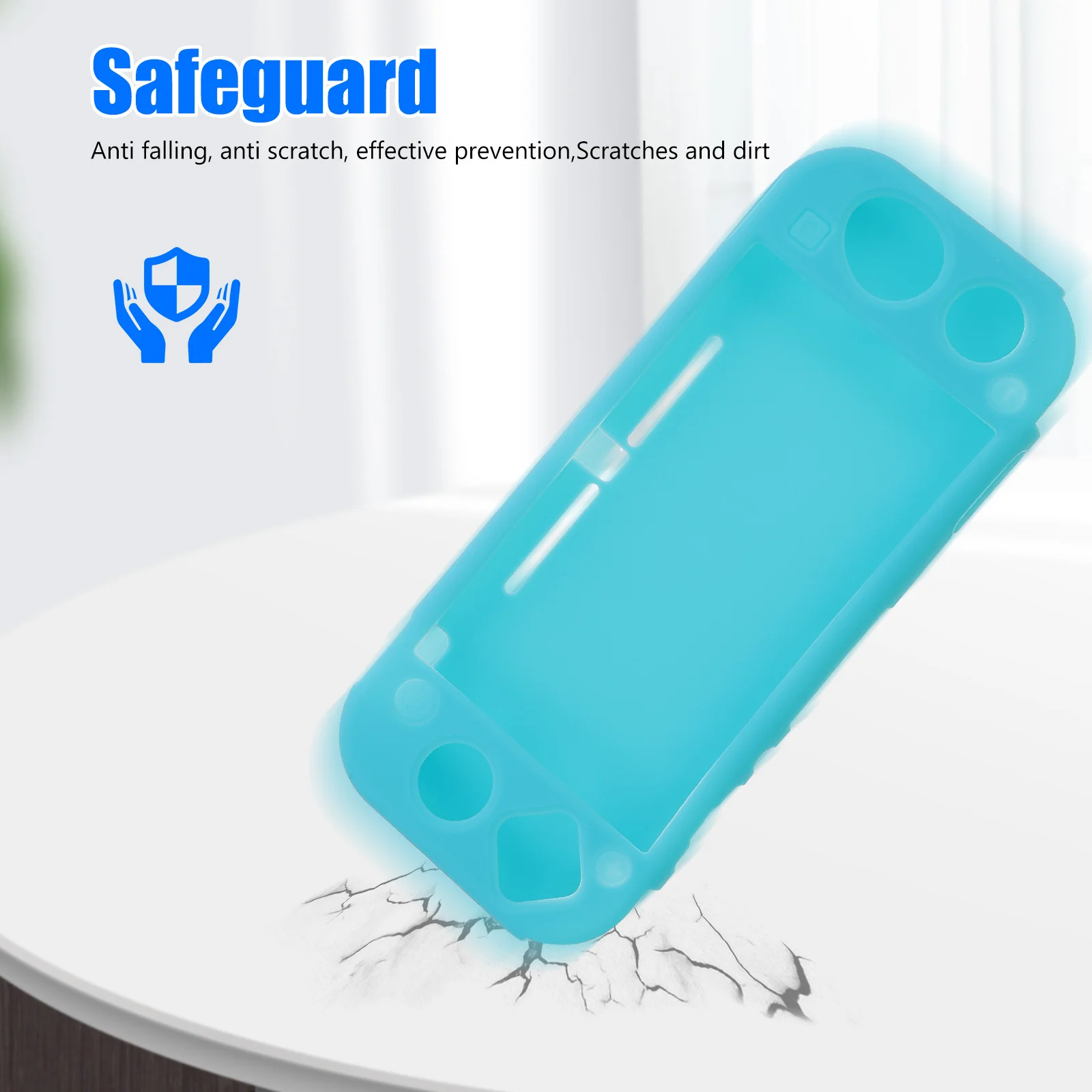 حافظة آلة الألعاب، غطاء حماية بلاستيكي لوحدة التحكم المحمولة، تناسب جميع المنافذ، غلاف آمن قابل للوصول إليه، قبضة مريحة