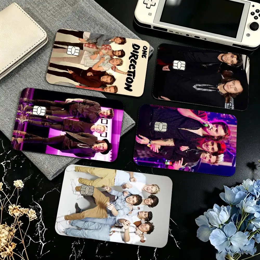 One Band Directions Anime  Credit Card HD Stickers Game Card Decal Small Chip Waterproof Sticker Gift