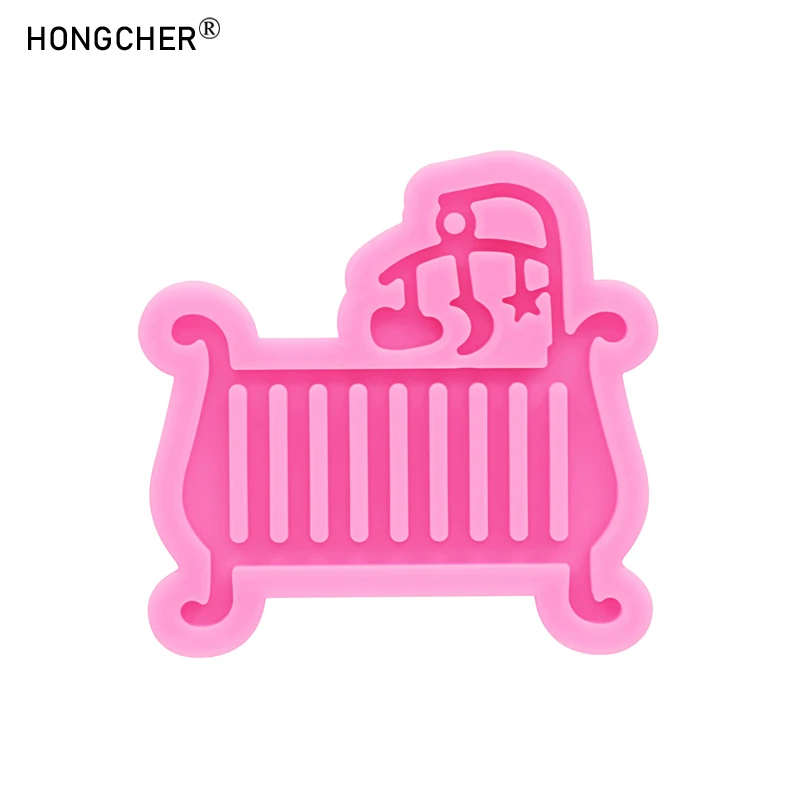 لامعة محاكاة سرير درج مجوهرات اكسسوارات قالب من السيليكون DIY بها بنفسك أقراط القلائد المعلقات المعلقات الزخرفية قوالب بالتنقيط #6