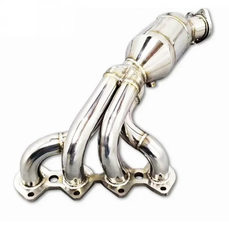 The first section of plantain manifold For C250 1.8T W204 2012-2015 Catless downpipe Exhaust Downpip