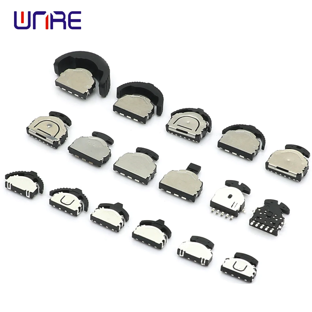 Wheel Switch 2/3/4/5/6 Way Switch Mini Wavelet Dial Multi-function Reset Micro Switch Big head/Normal head/No head Wheel Switch