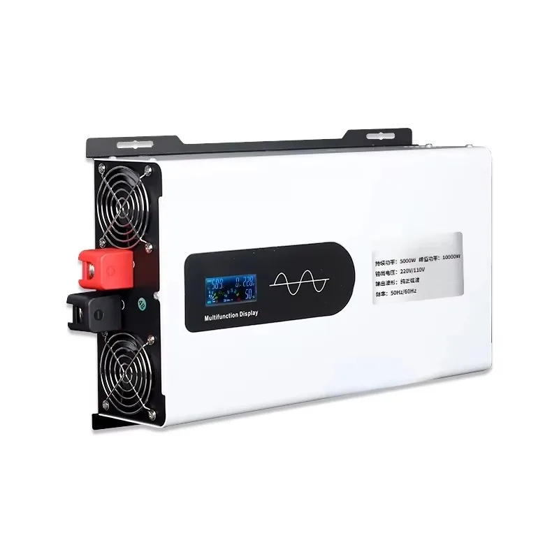 Pure Sine Wave Inverter 5000W DC To AC Solar Power Inverter For Home RV Off Grid System With Multifunction Display 12V 24V 48V