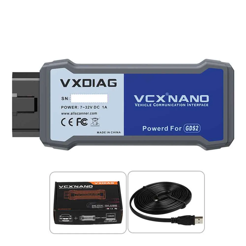 VXDIAG VCX NANO for GM OPEL GDS2 2023.07 Tech2win V16.02.24 Diagnostic Tool USB Version WiFi Version