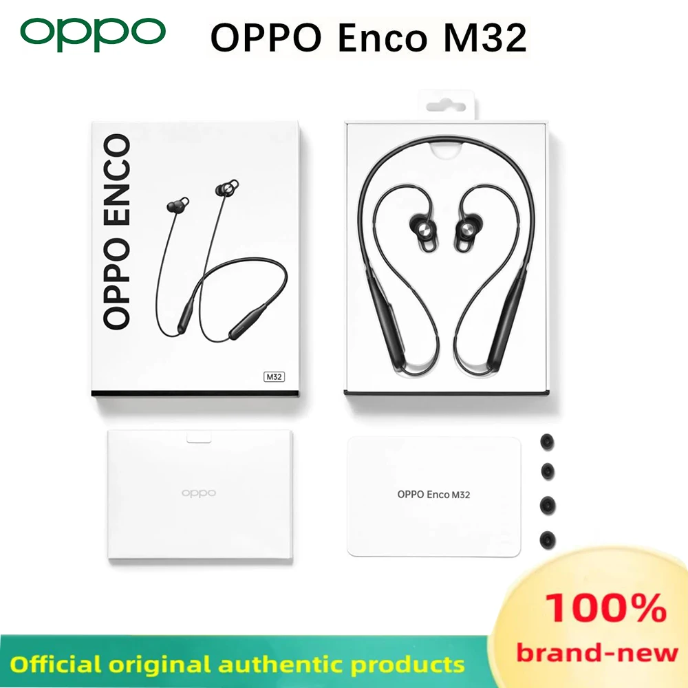 

Оригинальные беспроводные наушники OPPO ENCO M32 TWS Bluetooth 5,0 с аккумулятором 220 мА · ч AAC IP55 Dynamic для OPPO RENO 9 Find X5