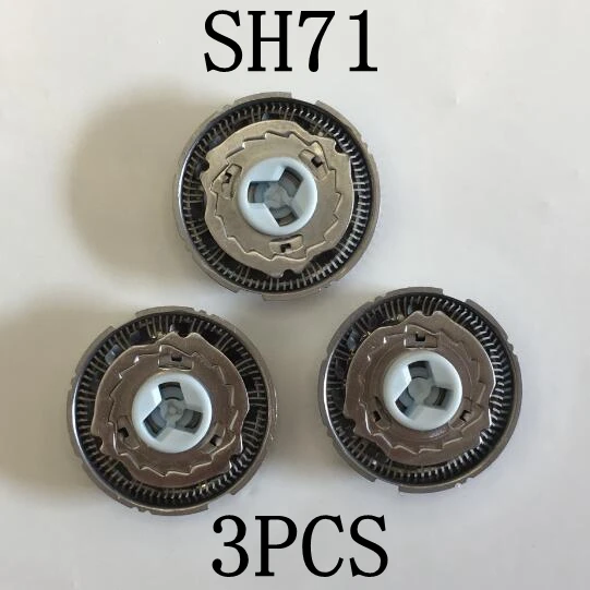 3PCS SH71 Replacement head sh70 Razor blade Heads for philips shaver S9935 S9936 S7786 S7888 SH70/52 S7000 S7310 S7370 S7530