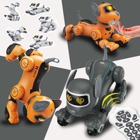 Kids Remote Control Robot Toys for Boys Girls Intelligent Sensing Machine Dog Electric RC Animals Children Puzzle Pet Doll Dance