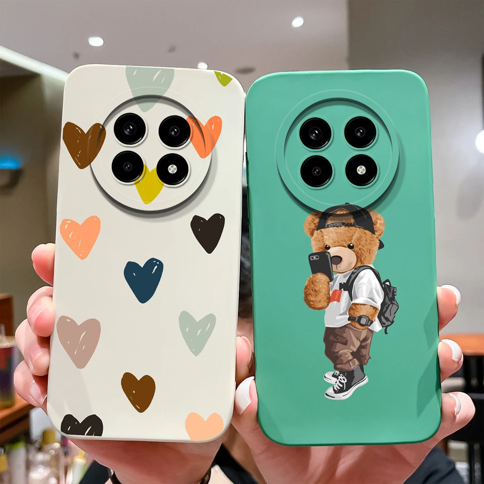 Case For OPPO Realme 13 Pro 13 Pro Plus Love Heart Durable Non-slip Protective Soft Back Cover For Realme 13 Pro Plus Capa Coque