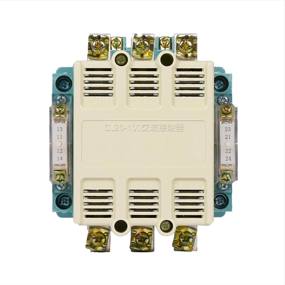 AC contactor CJ20-10A 16A 25A 40A 63A 100A 160A 250A 400A 630A three-phase 380v silver contact contactor