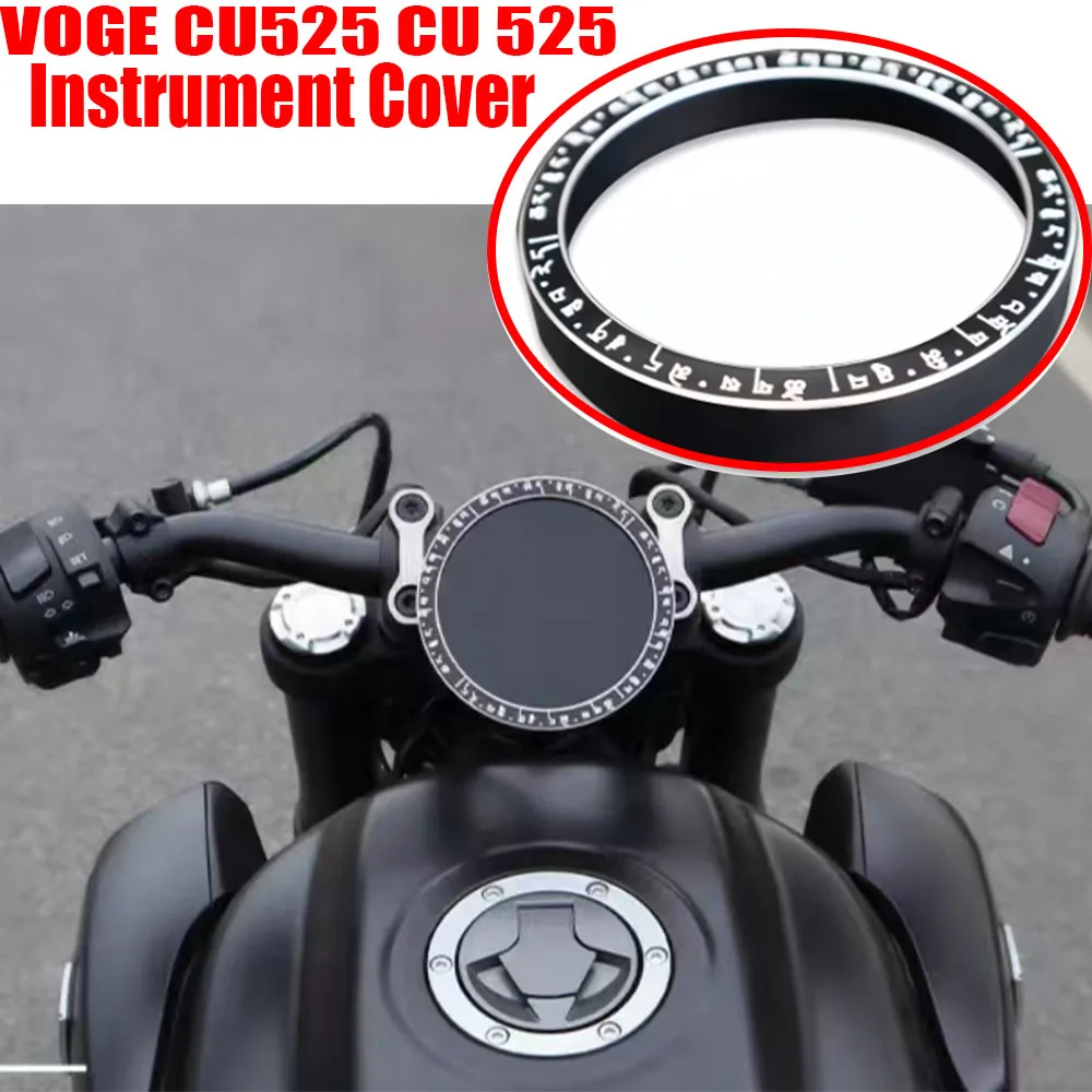 Fit VOGE CU525 CU 525 Refitted Instrument Decorative Cover CU 525 Aluminum Protective Case Code Bezel Protective Cover Fittings.