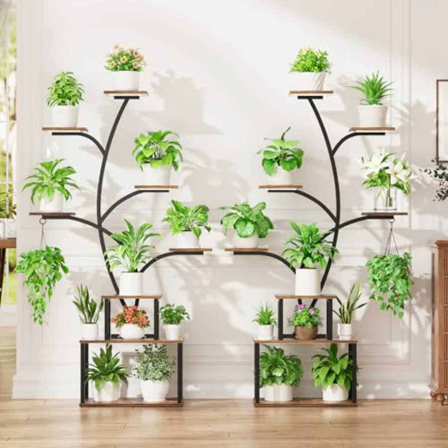 8-Tier Plant Stand with Grow Lights 2