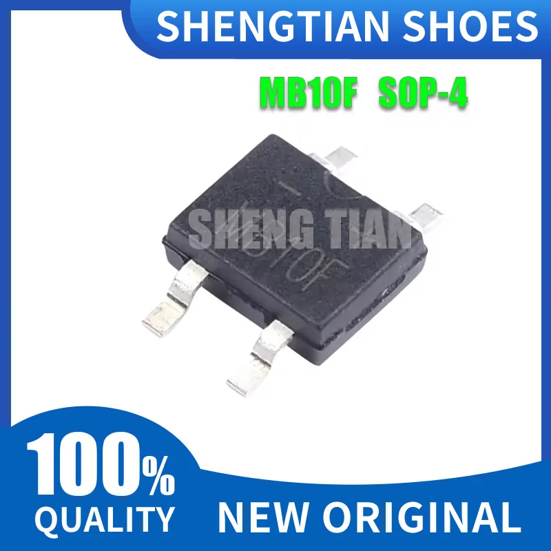 20pcs MB10F MB10 SOP4 1A 1000V SMD Bridge Stack Rectifier