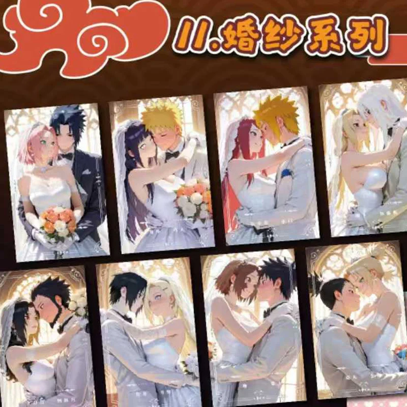 180Pcs/Wholesale Naruto Wave 3 Collection Card Booster Box  Naruto Anime Character Collection Card Board Game Card Toy Gift