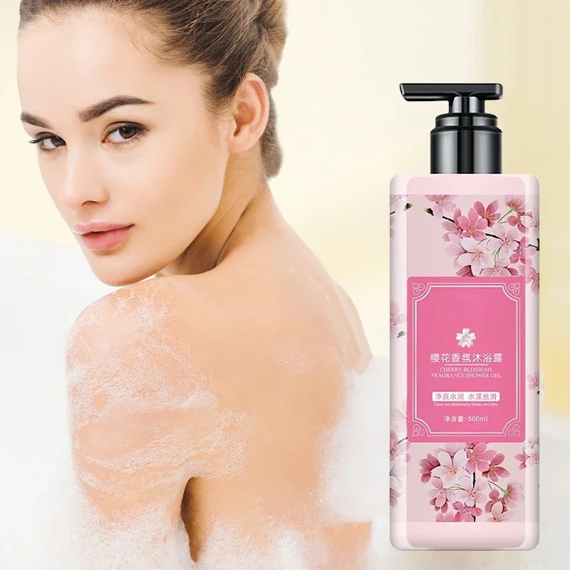 Niacinamide Sakura Fragrance Body Wash Whitens Dull Skin, Removes Melanin, Brighens Skin and Leaves Fragrance for A Long Time