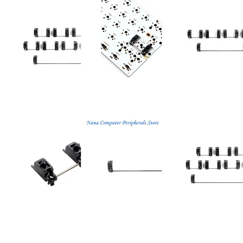 F68C PCBs Mounted Screw-in Original Cherry MX Stabilizers Satellite 7u 6.25u 2u for Mechanical Keyboard Modifier Keys
