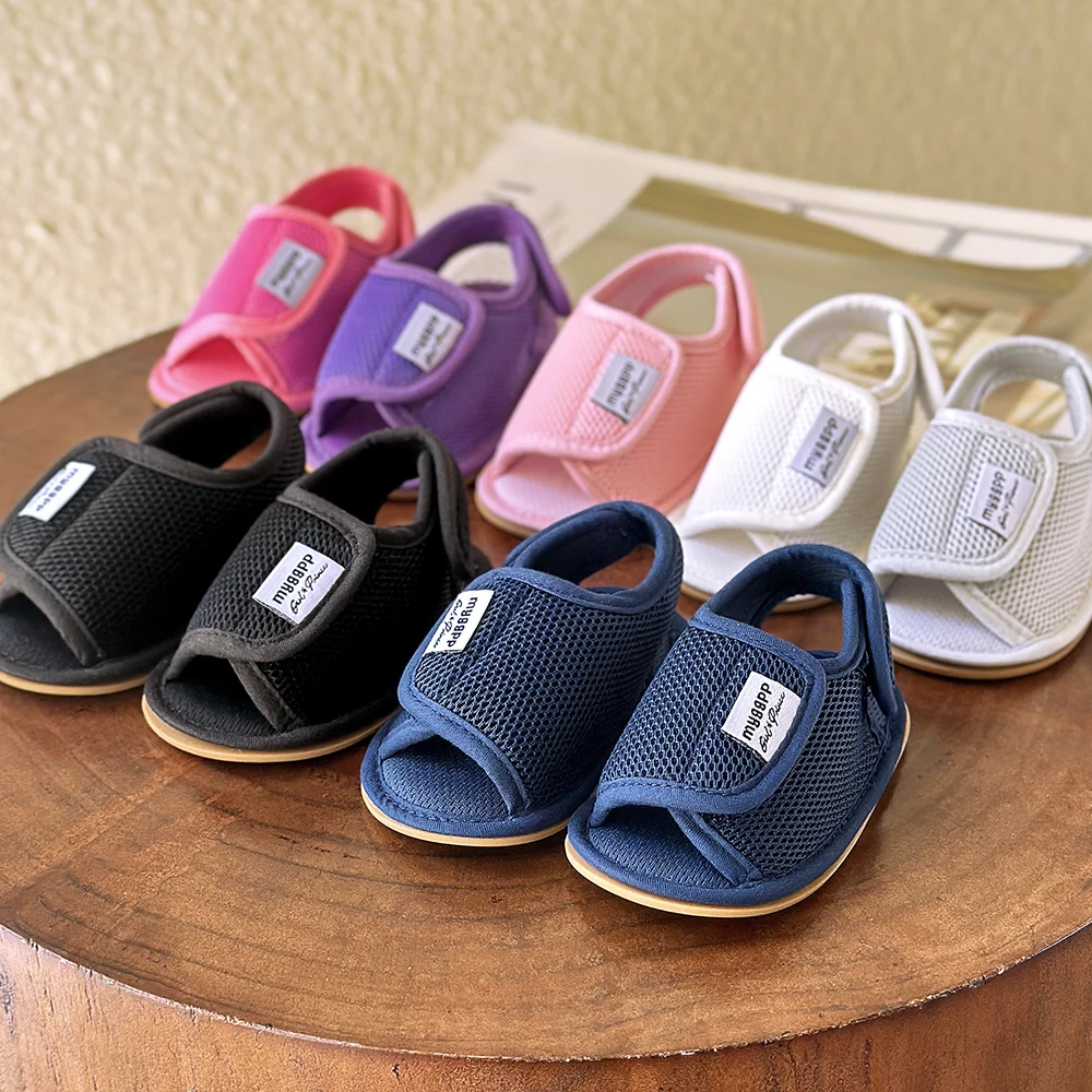 Baby Boys Girls Summer Sandals Outdoor Beach Anti-Slip Rubber Soft Sole Newborn Toddler First Walker Shoes