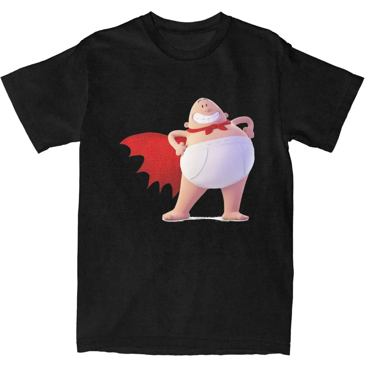 Captain Underpants T Shirt comic Trending T Shirts Short Sleeves Vintage Tops Summer Cotton O-Neck Oversized Clothes