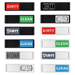 Clean Dirty Dishwasher Magnet Indicator Sign Large Text Magnetic Indicator Sign Slide Super Strong Magnet Sign Kitchen Supplies